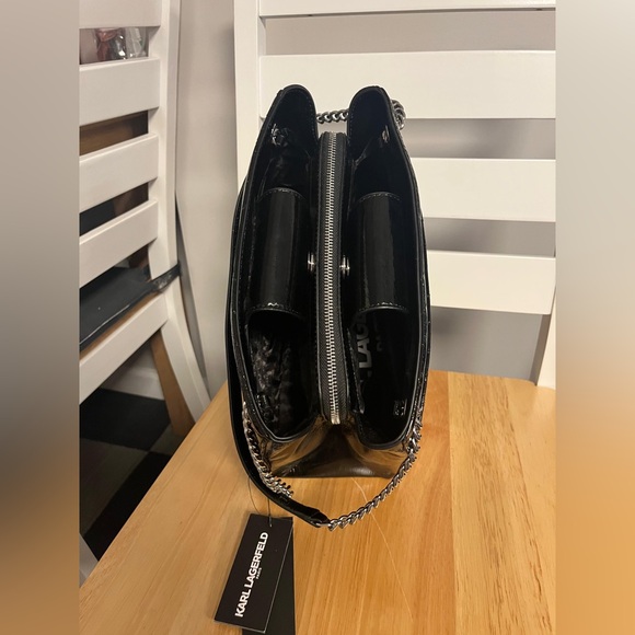 Karl Lagerfeld Black Quilted Bag - Picture 2 of 6